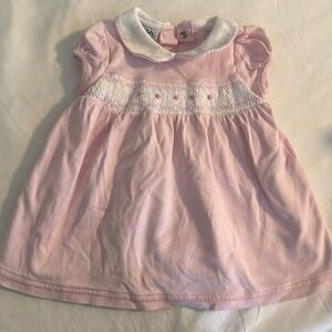 sweet smocking cotton dress